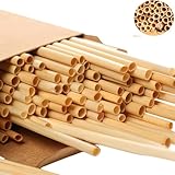 600 Stück Wildbienen Nisthülsen, 20cm Länge, Umweltfreundliche...