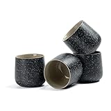 TEANAGOO Keramische japanische Teetasse, 7,2Oz / 205 ml, Charcoal Grey,...