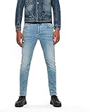 G-STAR RAW Herren 3301 Slim Jeans, Blau (lt indigo aged 51001-8968-8436),...