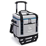 TOURIT Kühlbox Rollender Soft Tragbarer für 50 Dosen mit 29L,Platz...