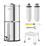 VEVOR Schwerkraft Wasserfiltersystem Edelstahl Arbeitsplattensystem...