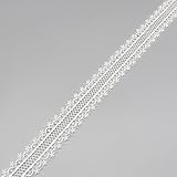 WANYI 5 Yards Spitzenband Weiß 3.3CM Breit Spitzenborte Vintage Dekoband...
