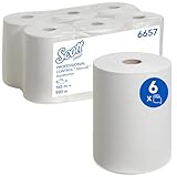 Scott gerollte Papierhandtücher Slimroll 6657 - Rollenhandtuch für...