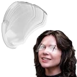 JYNVO 50 Stück Duschvisier, Transparent Weich Visier PET Augenschutz Haare...