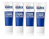 Kinder KAREX Zahnpasta – 4 x 50 ml - Kariesschutz für Kinder ab 0 Jahren...