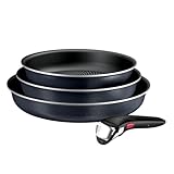 Tefal Ingenio Enjoy Pfannen-Set, 3-teilig, 22/24/28 cm + abnehmbarer Griff,...
