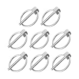 8 Stück Runde Sicherheitsnadeln Aus Edelstahl Robuste Lynchnadel Mit...