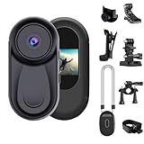 OBEST 360 Action Cam Nachtsicht, Mini Actionkamera Bodycam mit 0,85 Zoll...