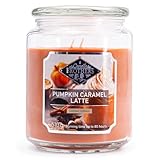 Candle-Brothers Große Duftkerze im Glas mit Deckel | Pumpkin Caramel Latte...