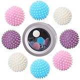 Trockner Ball, 8 Stücke Wiederverwendbare Dryer Balls, Wäsche...