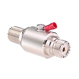 Yuelulala 1 x Koaxial-Blitzableiter, UHF-Beleuchtung, Überspannungsschutz,...