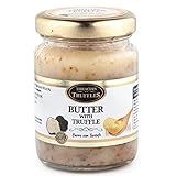 Trüffelbutter, Butter mit weißer Trüffelknolle Borchii Vitt, Burro con...