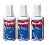 Tipp-Ex Rapid Correction Fluid Tippex Flaschen, schnelltrocknend, mit...