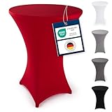 Blumtal Stretch Stehtisch Hussen Bügelfrei - Oeko -TEX zertifizierte...