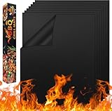 CIRULLI 8er Set BBQ Grillmatte für Gasgrill,50x32...