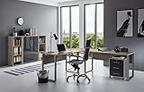 Büromöbel komplett Set Arbeitszimmer Office Edition in Eiche...