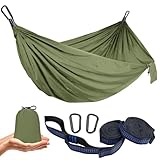 Ultraleicht Hängematte Outdoor 300KG Tragkraft | Reise Hängematte Camping...