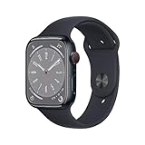 Apple Watch Series 8 midnight aluminium 45mm 4G midnight sport band