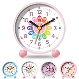 YeahBoom Wecker Kinder,Lautloser Lernwecker,Kinderwecker für...