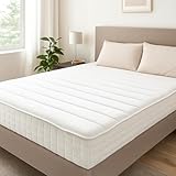 DREAMSTAR Topper 120x200cm mit Schaumkern | atmungsaktiver Matratzentopper...