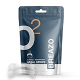 Breazo® Nose Strips – 30 Stück Nasenpflaster für Schnarchen und...
