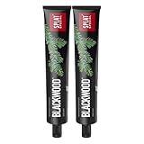 SPLAT Special BLACKWOOD Zahnpasta, 2er Pack (2 x 75 ml) – aufhellende...