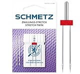 SCHMETZ | 1 Nähmaschinennadel | Zwillings-Stretch | 130/705 H-S ZWI 4.0 |...