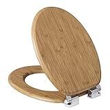 eSituro Toilettendeckel,mit Absenkautomatik, Klodeckel MD Holz Premium WC...