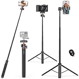 VRIG TP-16S Handy Stativ 145cm Selfie Stick mit Fernbedienung Stativ mit...