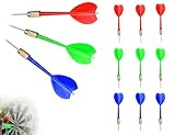 Lhbwhiz 9 Stück Dartpfeile Set,Professional Nadelspitze Darts,Kinder...
