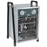 Einhell Elektro-Heizer EH 5000 (400 V, 5.000 W max., spez. Heizelemente, 2...