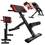 Hop-Sport Hyperextensions Bauch- & Rückentrainer, Klappbarer...