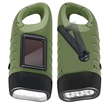 Kssvzz 2 Stück kurbeltaschenlampe, LED Solar Taschenlampe mit...