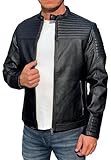 JACK & JONES Herren Kunstlederjacke Jacke JCOSMITH Biker Jacket, Gr....