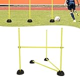 UISEBRT Sprungstangen-Set Agility Grid Set Trainingsstangen Agility Hürden...