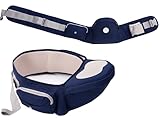 Hüftsitz Baby EXTRA 50mm weiche Polsterung 2x Taschen Hüfttrage 65-120cm...
