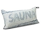 POOL Total Jokipiin Premium Saunakissen 40 x 22 cm | 100% Made in Finland |...