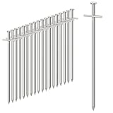 YAOBLUESEA 50x Zeltheringe aus Stahl, 23cm Lange Anti-Rost Heringe...