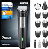 Barttrimmer Herren Haarschneidemaschine, All-in-1 Bartschneider...