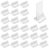 Funngy Tischkartenhalter,24 PCS Kartenhalter Acryl Transparenter...