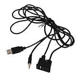 CTIRCHIU USB Unterputz Kabelverlängerung Audiokabel für Auto USB Audio...