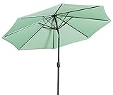 Gartenfreude Sonnenschirm, hellgrün, 300 x 300 x 250 cm, 4900-1005-113