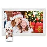 LICAEVEY Digitaler Bilderrahmen, 15,6 Zoll Großes Digitales Fotorahmen...