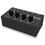 Behringer MICROAMP HA400 4-Kanal Kopfhörerverstärker Studio-Kopfhöreramp...