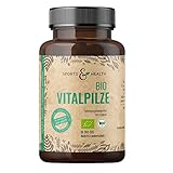 Bio Vitalpilze Mix – 120 Kapseln – 7 Vitalpilze – Reishi – Chaga...