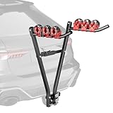 Wiltec Fahrradträger Anhängerkupplung für 3 Fahrräder, Fahrradträger...