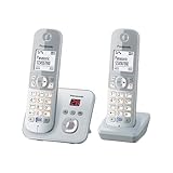 Panasonic KX-TG6822GS DECT Schnurlostelefon mit Anrufbeantworter...
