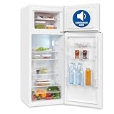 Exquisit Kühl-Gefrierkombination, Kühlschrank mit Gefrierfach, 206 Liter,...