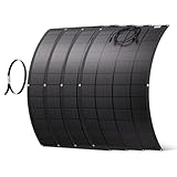 ECO-WORTHY 4 Stück Solarpanel Flexibel 200W,ETFE,25% hohe Umwandlung 800W...