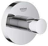 GROHE Essentials - Bademantelhaken (robuster Haken, langlebige und...